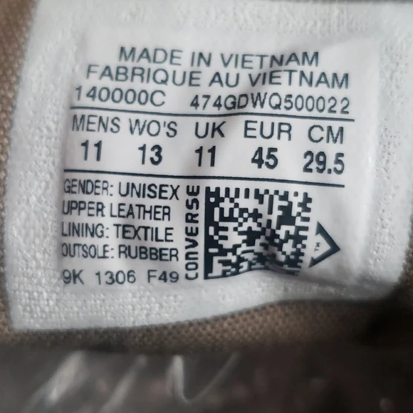 UNISEX Leather Converse - Picture 12 of 13